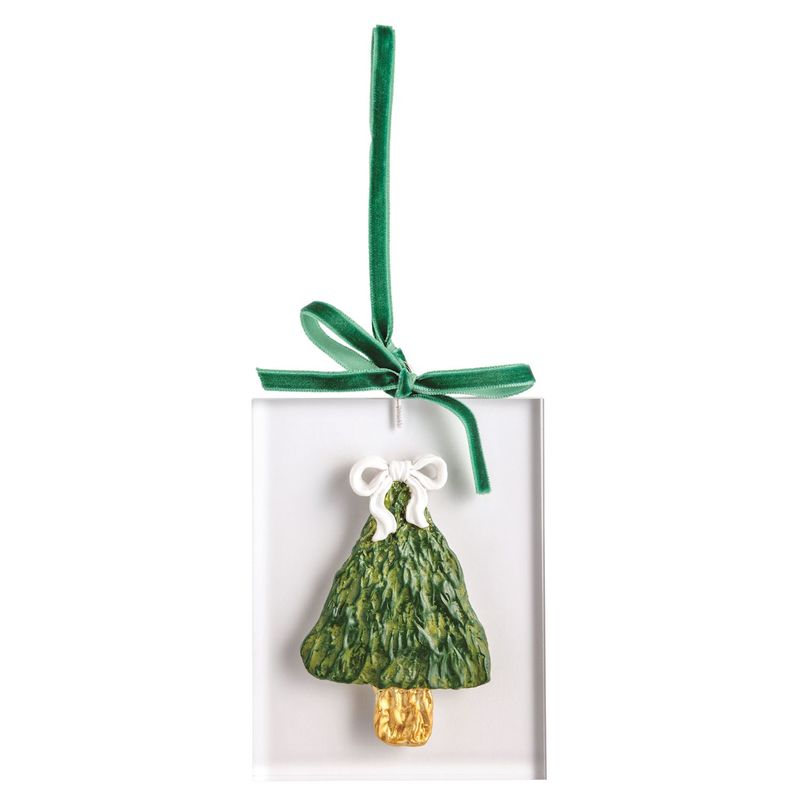 Tree Painted Acrylic Ornament