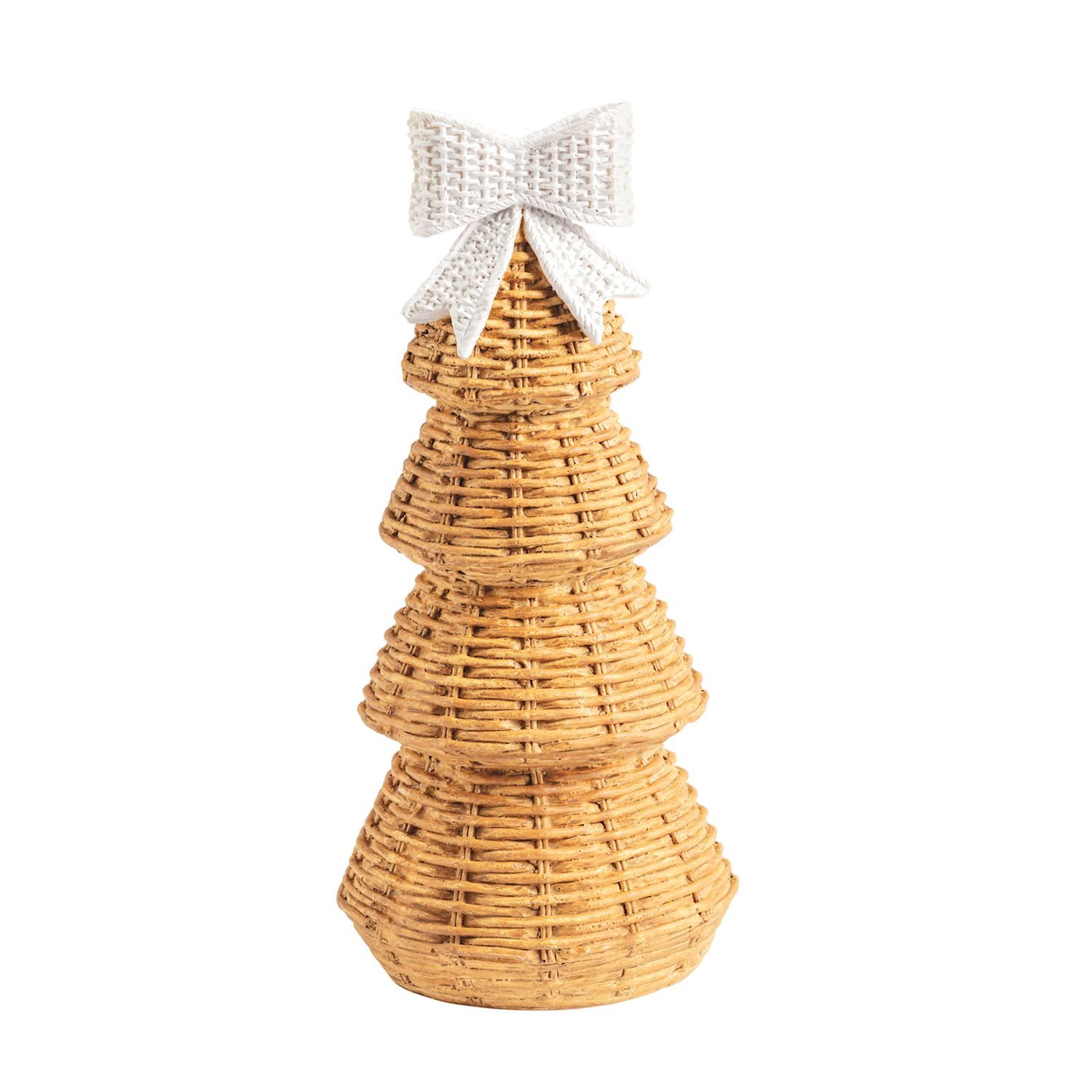 Medium Resin Wicker Tree Sitter