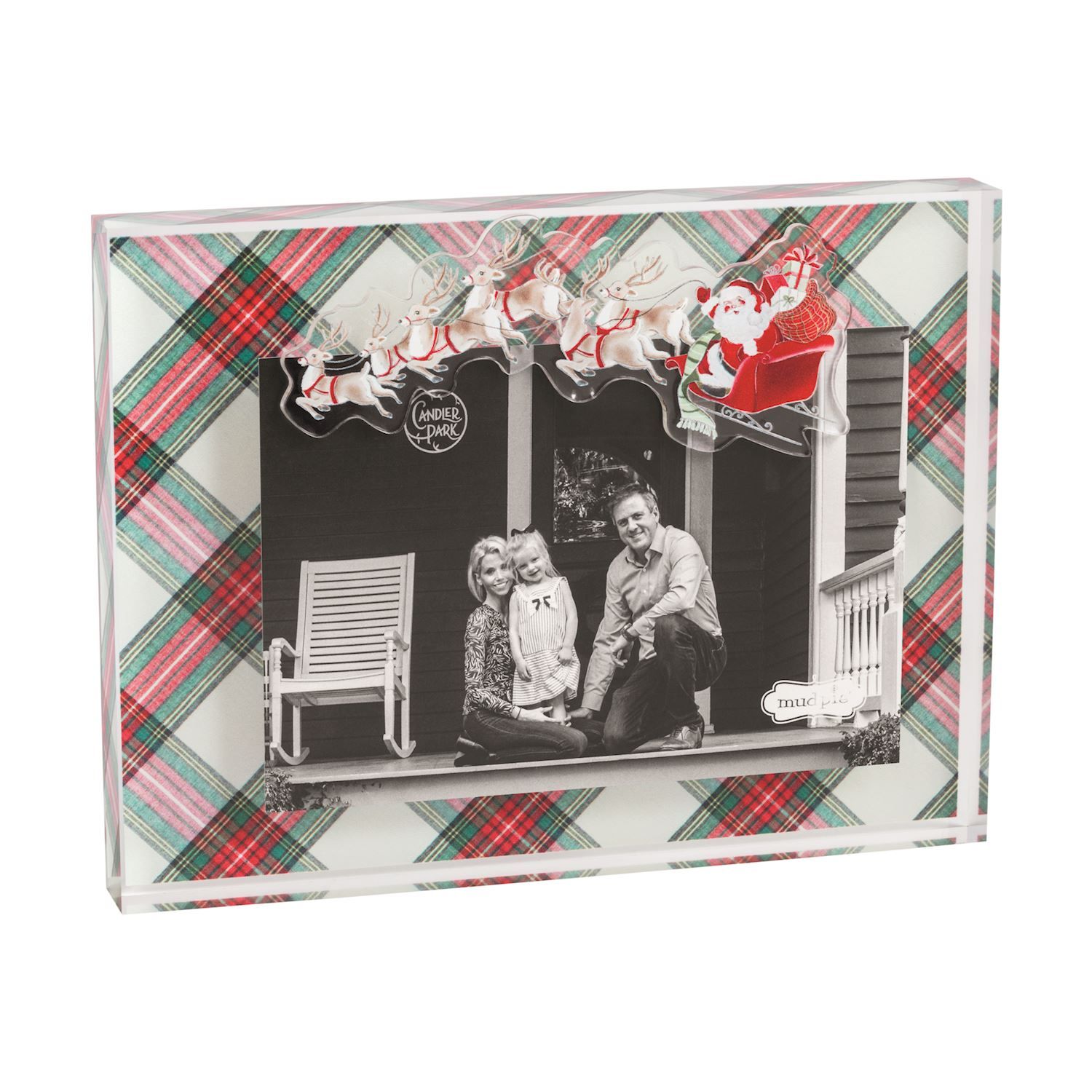 Sleigh Tartan Acrylic Magnet Frame