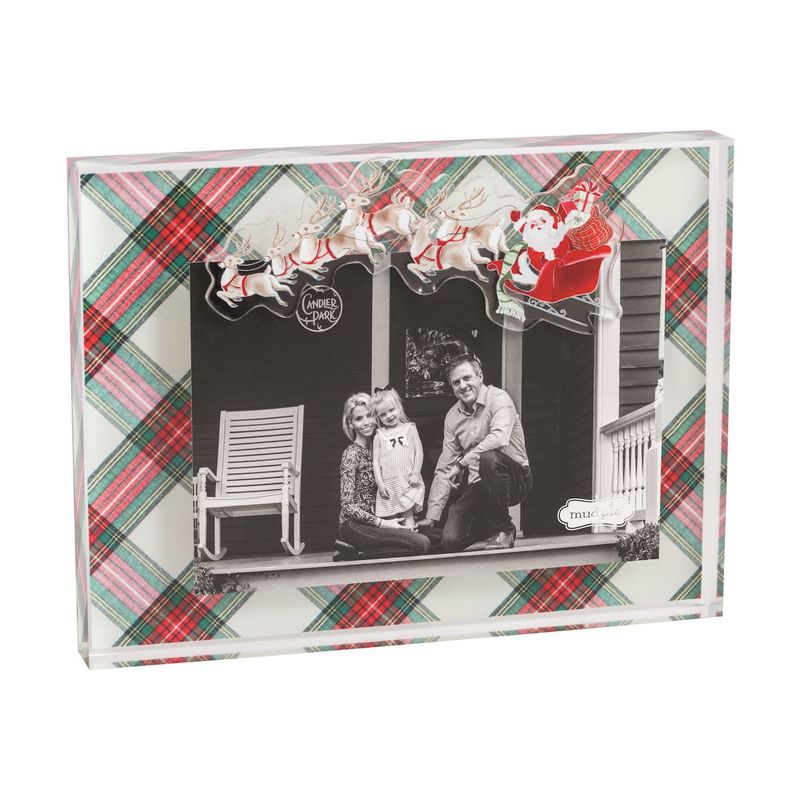 Sleigh Tartan Acrylic Magnet Frame