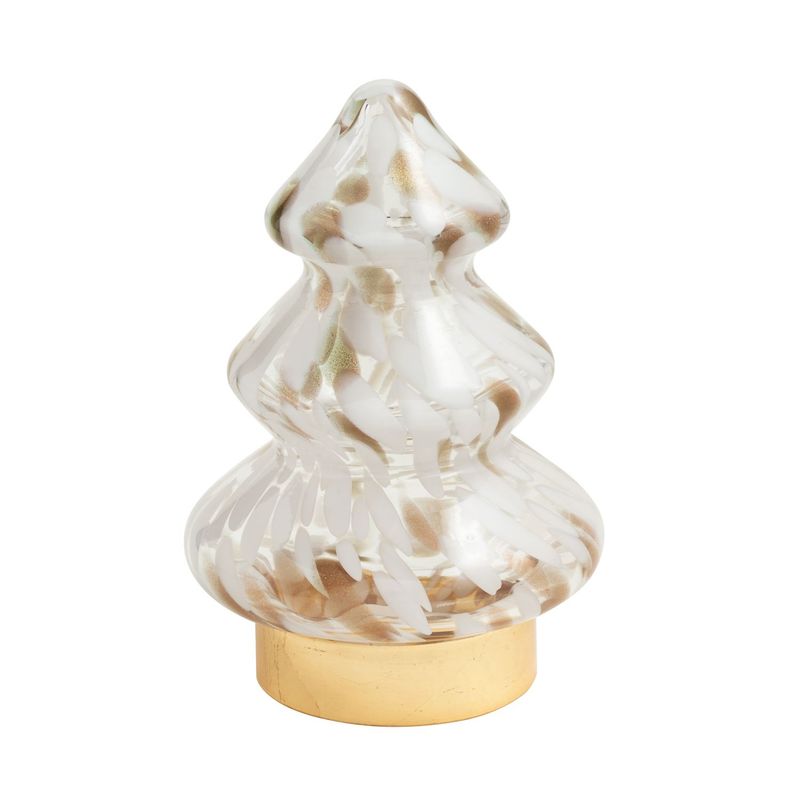 Small White &amp; Gold Tortoise Tree