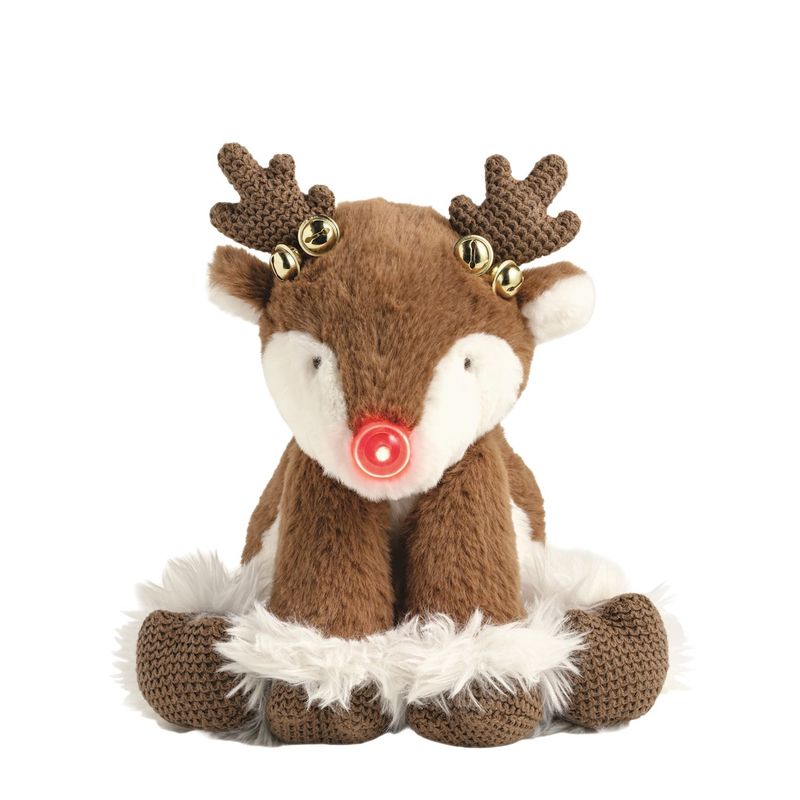 Jingle Reindeer Light-Up Plush Pal