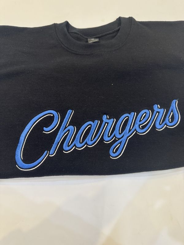 Double Script Font - Crewneck Sweatshirt (PREORDER)