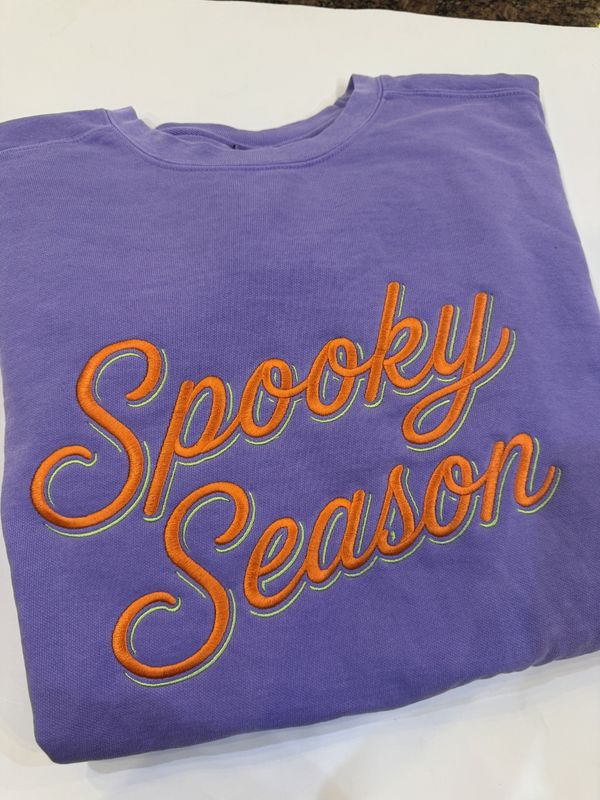 Holiday Double Script Crewneck Sweatshirt
