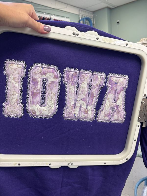 Custom Lace Applique