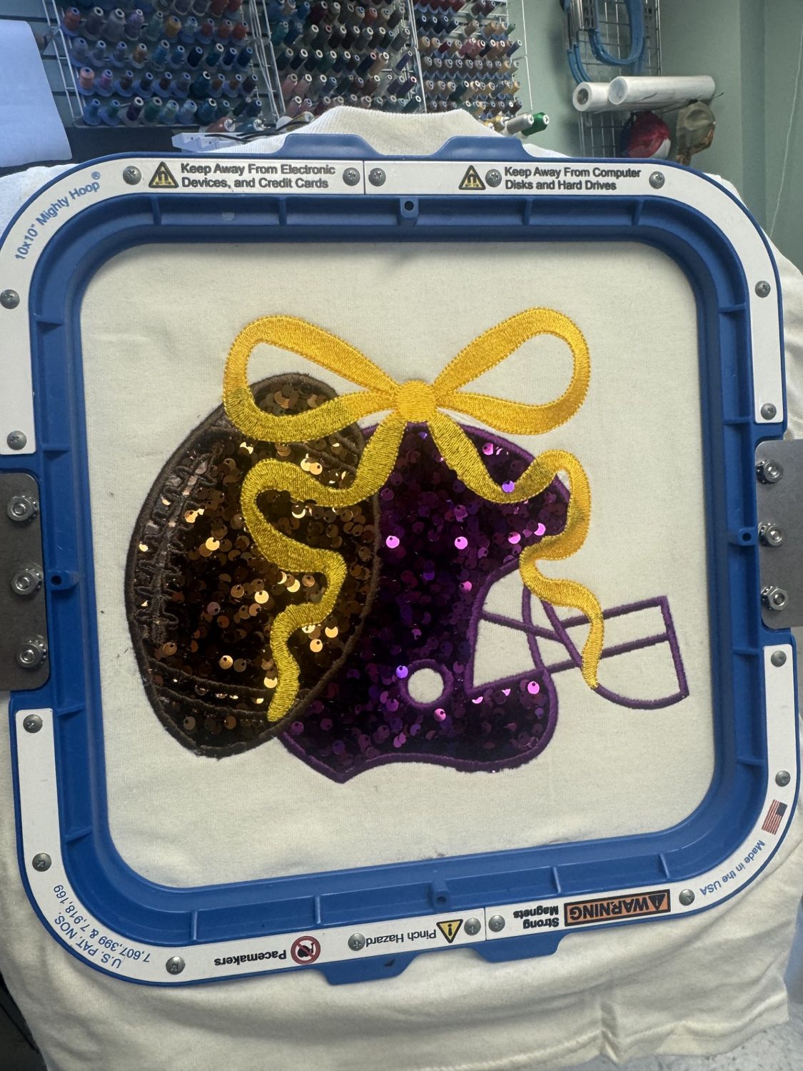 Football Girls Applique
