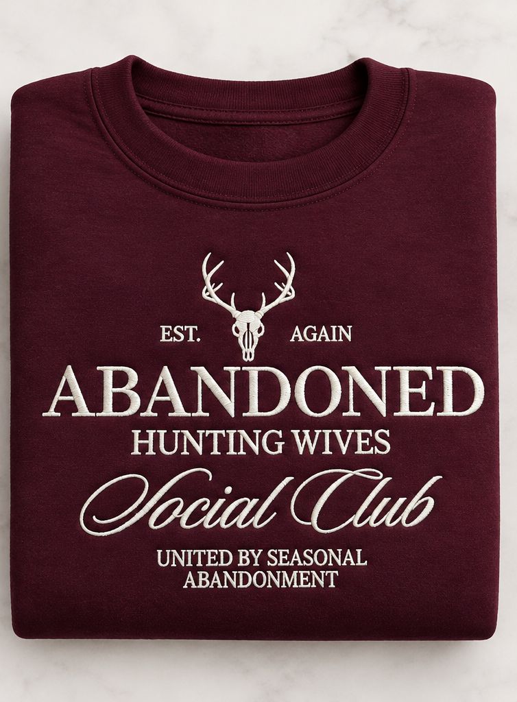 ABANDONED Wives Social Club - Collection, Design: Hunting Wives, Size: Small