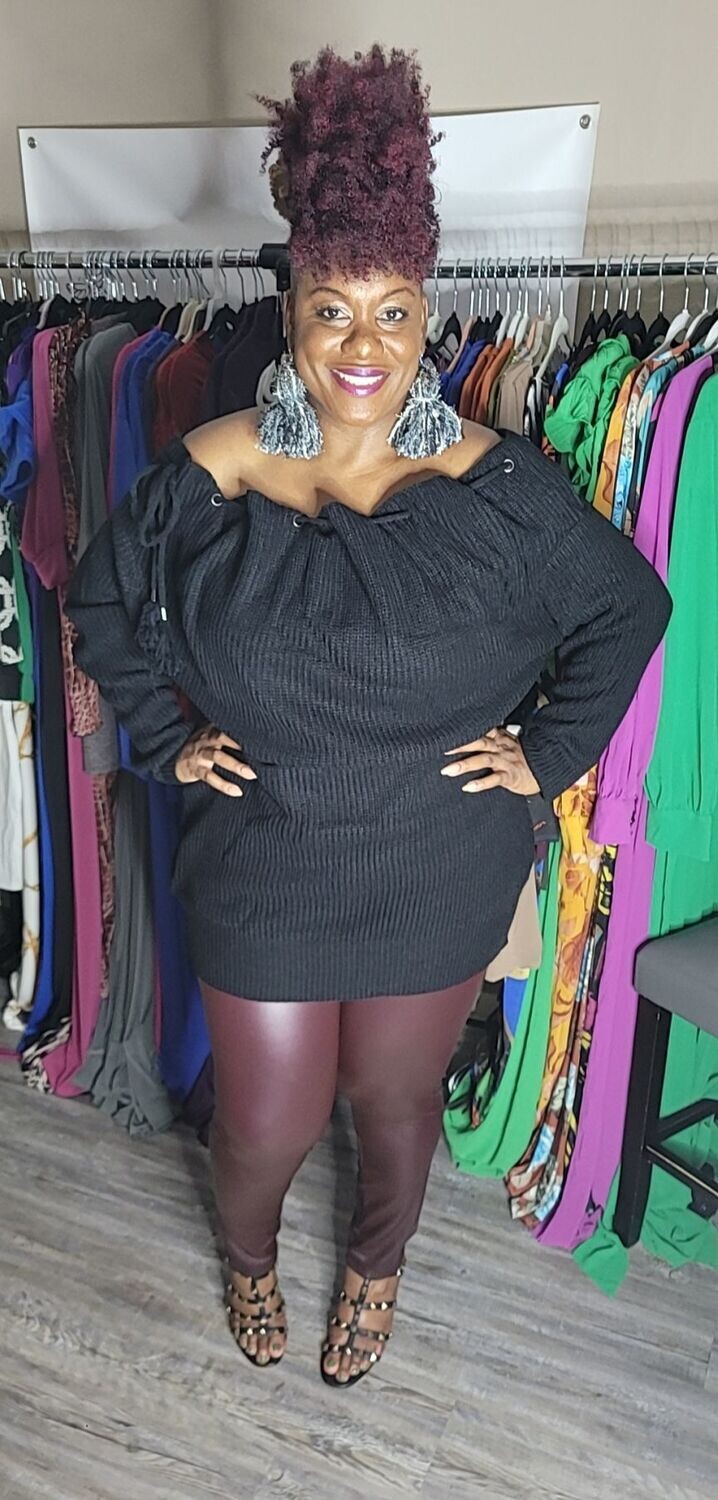 Black Knight Sweater Dress