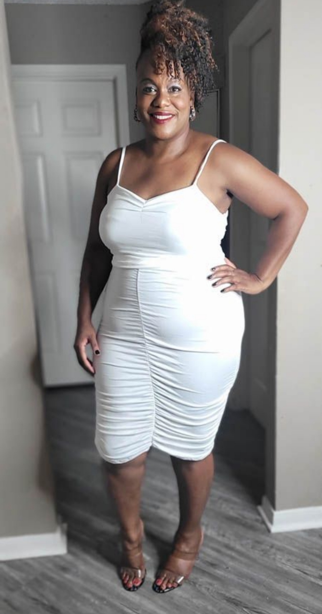 All White 2 Piece Skirt Set
