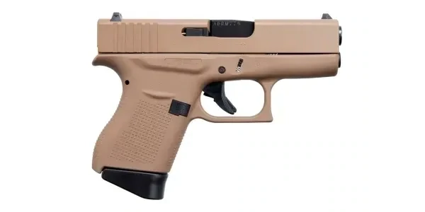 GLOCK G43 USA 9MM 3.4'' 6-RD DAVIDSON'S DARK EARTH PISTOL