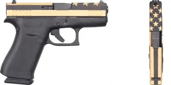 GLOCK 43X STARS AND STRIPES 9MM 3.41'' 10-RD SEMI-AUTO PISTOL