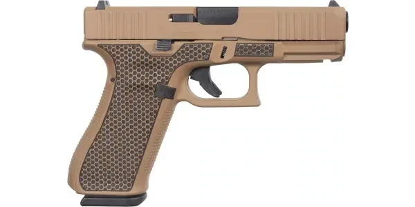 GLOCK 45 PATRIOT BROWN HONEYCOMB 9MM 4.02'' 17-RD SEMI-AUTO PISTOL