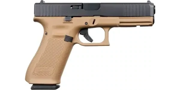 GLOCK 17 GEN5 9MM 4.49" 17-RD DAVIDSON'S DARK EARTH & BLACK PISTOL