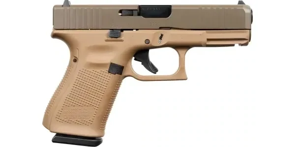 GLOCK 19 GEN5 9MM 4.02" 15-RD DARK EARTH & PATRIOT BROWN PISTOL