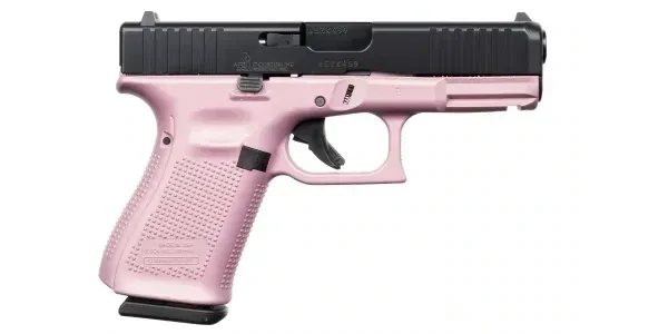 GLOCK 19 GEN5 9MM 4.02" 15-RD PINK CHAMPAGNE & ELITE BLACK PISTOL