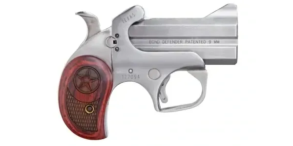 Bond Arms TX Defender Derringer 9mm 3'' 2-Rd Pistol