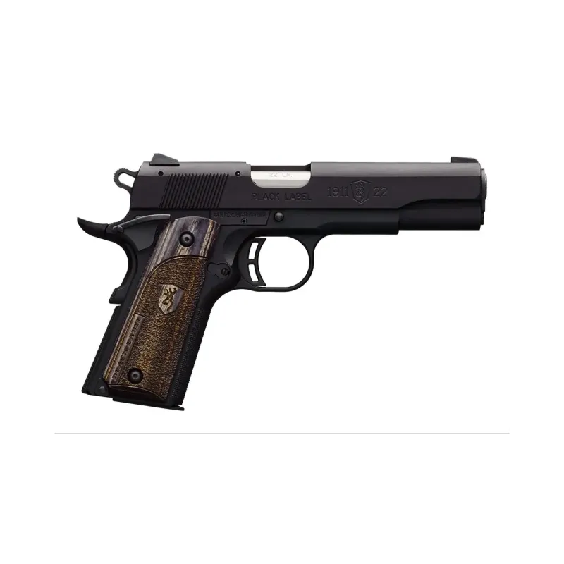 BROWNING 1911-22 BLACK LABEL SUPPRESSOR READY 22 LR 4.875'' 10-RD PISTOL