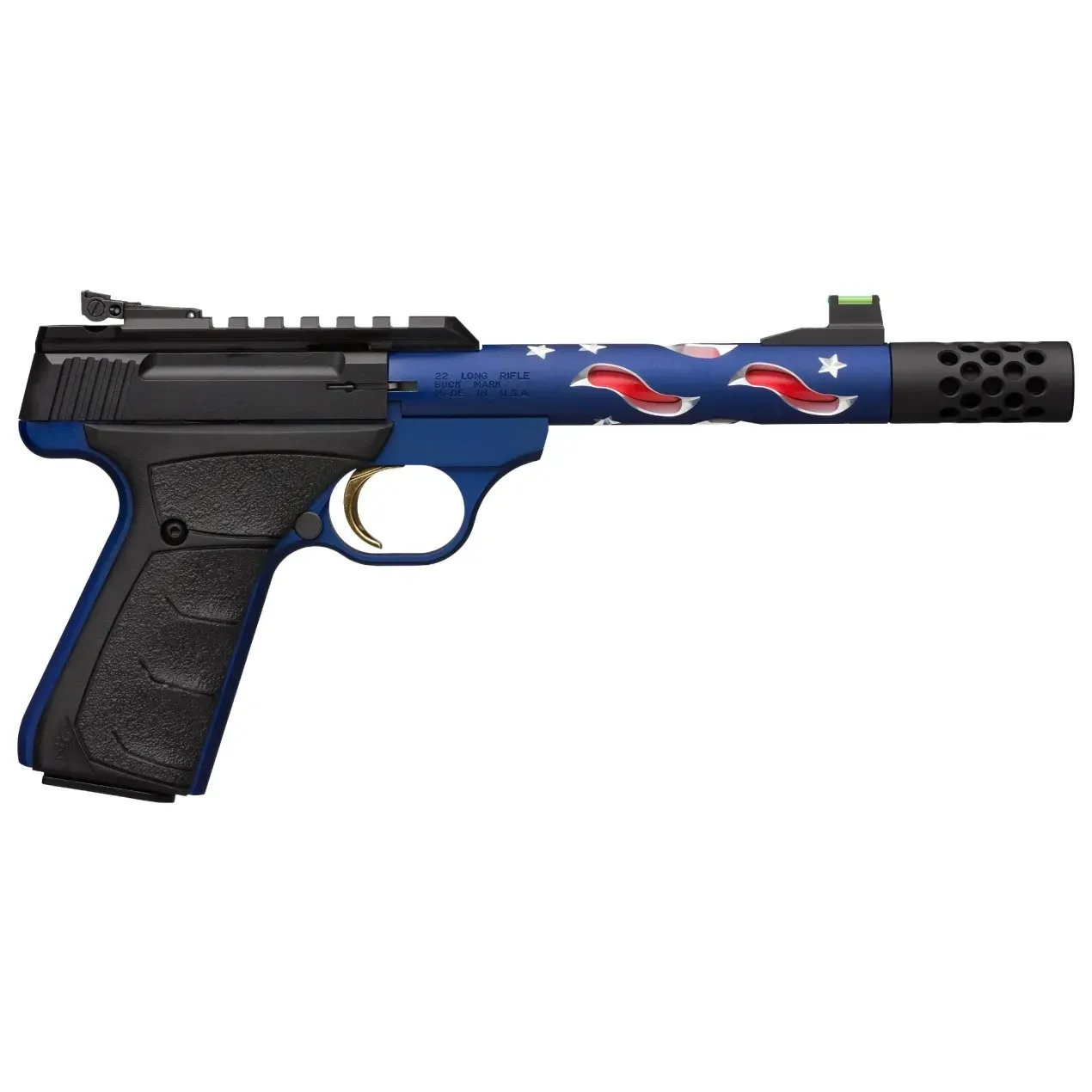 BROWNING BUCK MARK PLUS VISION AMERICANA SUPPRESSOR READY 22 LR 5.86'' 10-RD PISTOL