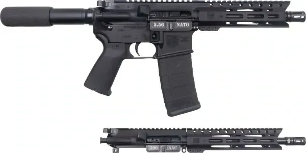 DIAMONDBACK DB15PC WITH 300 BLK UPPER 5.56 NATO 7'' 30-RD SEMI-AUTO PISTOL