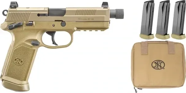 FN AMERICA FNX-45 TACTICAL BUNDLE 45 AUTO 5.3'' 15-RD SEMI-AUTO PISTOL