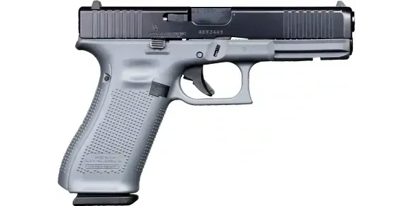 GLOCK 17 GEN5 9MM 4.49" 17-RD CONCRETE GRAY & ELITE BLACK PISTOL