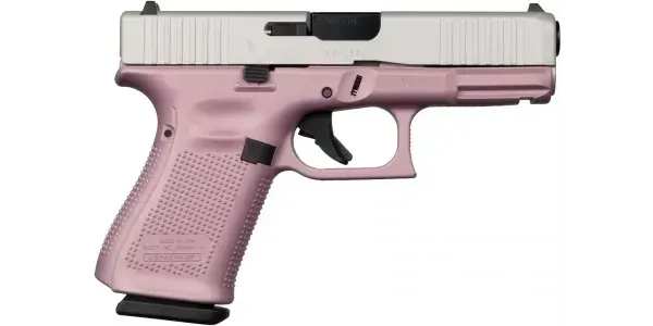 GLOCK 19 GEN5 9MM 4.02'' 15-RD PINK CHAMPAGNE & SHIMMERING ALUMINUM PISTOL