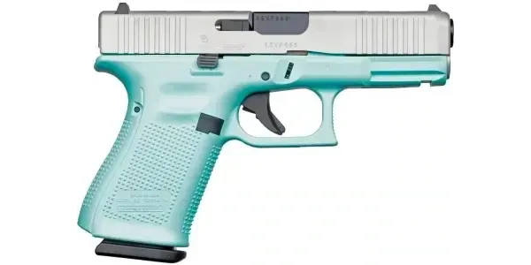 GLOCK 19 GEN5 9MM 4.02" 15-RD ROBIN'S EGG BLUE & ALUMINUM PISTOL
