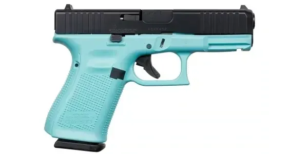 GLOCK 19 GEN5 9MM 4.02" 15-RD ROBIN'S EGG BLUE & ELITE BLACK PISTOL