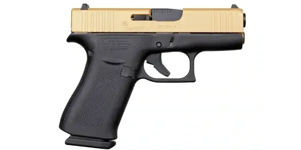 GLOCK 43X 9MM 3.41'' 10-RD GOLD SLIDE PISTOL