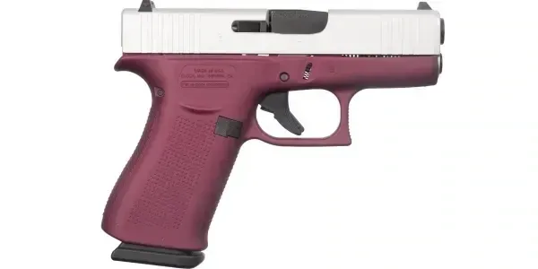 GLOCK 43X BLACK CHERRY SATIN ALUMINUM 9MM 3.41'' 10-RD SEMI-AUTO PISTOL