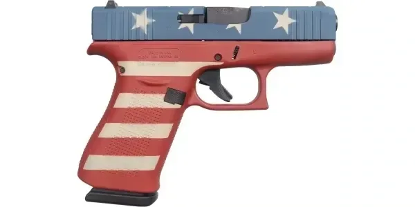 GLOCK 43X OLD GLORY 9MM 3.41'' 10-RD SEMI-AUTO PISTOL