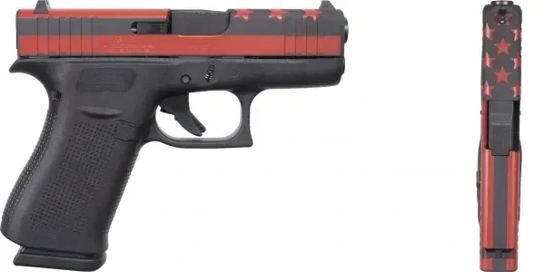 GLOCK 43X STARS AND STRIPES 9MM 3.41'' 10-RD SEMI-AUTO PISTOL