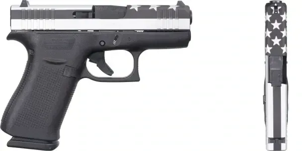 GLOCK 43X STARS AND STRIPES 9MM 3.41'' 10-RD SEMI-AUTO PISTOL
