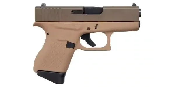 GLOCK G43 USA 9MM 3.4'' 6-RD DARK EARTH & PATRIOT BROWN PISTOL