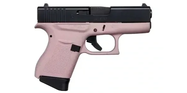 GLOCK G43 USA 9MM 3.4'' 6-RD PINK & ELITE BLACK PISTOL