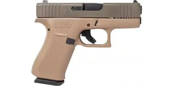 GLOCK G43X USA 9MM 3.4'' 10-RD DARK EARTH & PATRIOT BROWN PISTOL