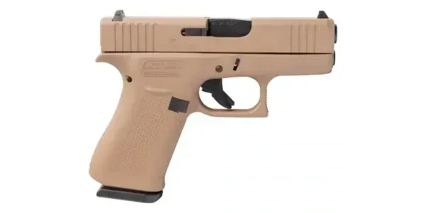 GLOCK G43X USA 9MM 3.4'' 10-RD DAVIDSON'S DARK EARTH PISTOL