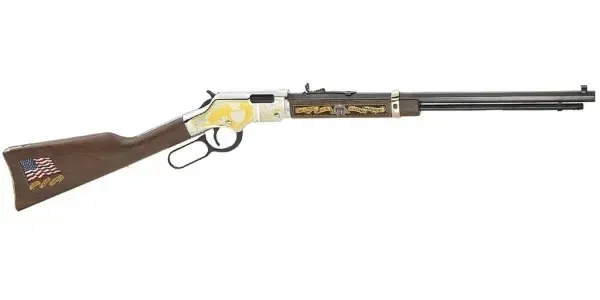 HENRY GOLDEN BOY MILITARY SERVICE 22 LR 20" 16-RD LEVER ACTION RIFLE