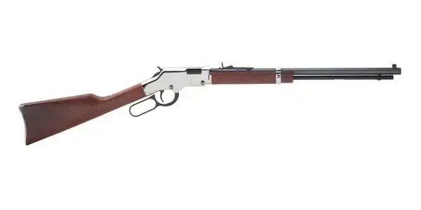 HENRY GOLDEN BOY SILVER 17 HMR 20" 12-RD LEVER ACTION RIFLE