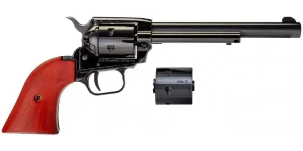 HERITAGE ROUGH RIDER 22 LR/22 WMR 6.5" 6-RD REVOLVER