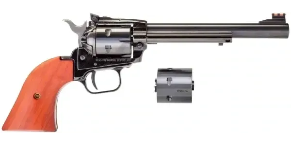 HERITAGE ROUGH RIDER 22 LR/22 WMR 6.5" 6-RD REVOLVER
