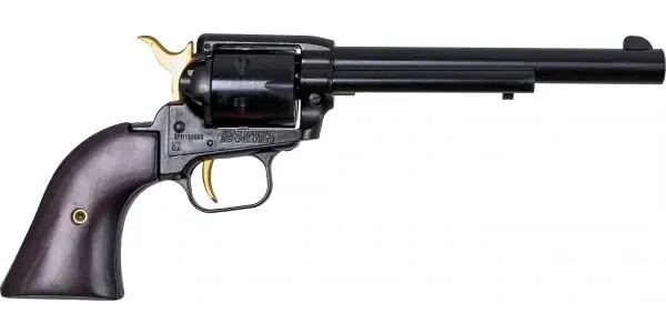 HERITAGE ROUGH RIDER CUSTOM GOLD ACCENTS 22 LR 6.5'' 6-RD REVOLVER