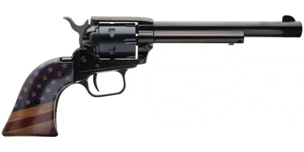 HERITAGE ROUGH RIDER GOLD USA GRIP 22 LR 6.5'' 6-RD REVOLVER