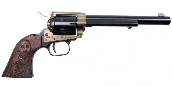 HERITAGE ROUGH RIDER WILD WEST BASS REEVES TALO 22 LR 6.5'' 6-RD REVOLVER