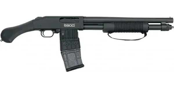 MOSSBERG 590M SHOCKWAVE 12 GA 15'' 10-RD PUMP ACTION SHOTGUN