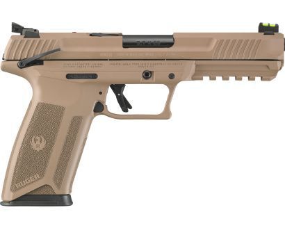 RUGER 57 DAVIDSON'S DARK EARTH 5.7X28MM 4.94'' 20-RD SEMI-AUTO PISTOL