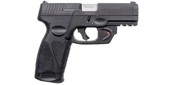 TAURUS G3 LASER & HOLSTER PACKAGE 9MM 4'' 15-RD/17-RD SEMI-AUTO PISTOL