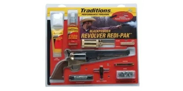 TRADITIONS 1851 NAVY REDI-PAK 44 BLACK POWDER 7.375'' 6-RD REVOLVER
