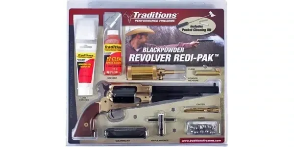 TRADITIONS 1858 ARMY REDI-PAK 44 BLACK POWDER 8'' 6-RD REVOLVER
