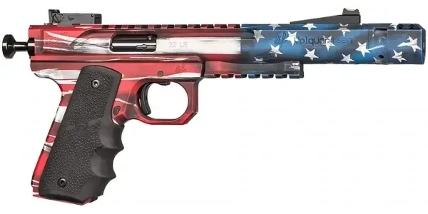 VOLQUARTSEN SCORPION AMERICAN FLAG 22 LR 6'' 10-RD PISTOL